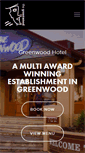 Mobile Screenshot of greenwoodhotel.com.au